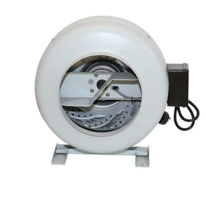 MYOYAY 6 Inch Inline Duct Ventilation Fan 440 CFM Duct Exhaust Blower Centrifugal Fan Turbine Fan for Grow Tent Grounded Power Cord