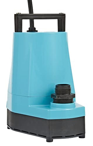 Little Giant 5-MSP 115-Volt, 1/6 HP, 1500 GPH, Aluminum Manual Hydroponics Pump, 10-Ft. Cord, Blue, 505711