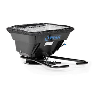 Titan Attachments 12 Volt ATV/UTV Broadcast Spreader, 80 LB Capacity, with Rain Cover