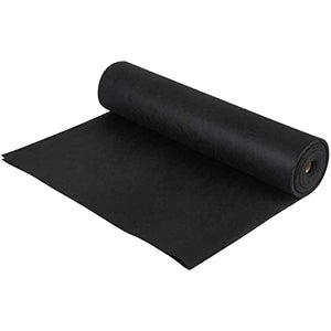 VEVOR Geotextile Landscape, 6ft x 50ft 8 oz, Non-Woven PP Drainage 350N Tensile Strength & 440 N Load Capacity, for Ground Cover, Garden Fabric, French Drains, Black