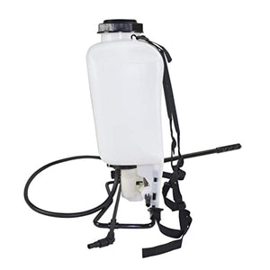 Chapin 60114 Made in USA 4-Gallon Backpack Sprayer with 3-Stage Filtration System Pump Pressured Sprayer, for Spraying Plants, Garden Watering, Lawns, Weeds and Pests, Translucent White