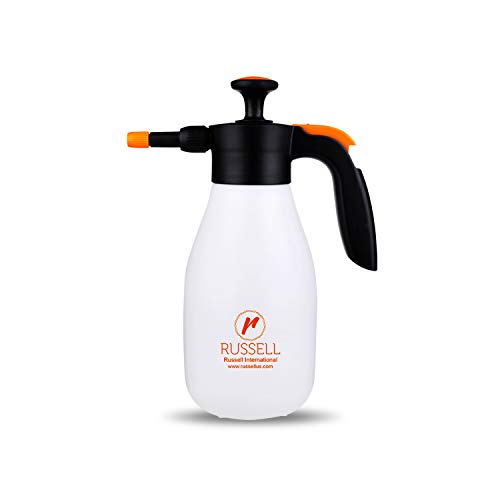 Russell-1010, 1 Liter, Pressure Sprayer, Handheld Heavy Duty Multi Sprayer, One Hand Ergonomic Grip, Gardening, Fertilizing, Cleaning, Indoor, Window Tint and General Use Sprayer