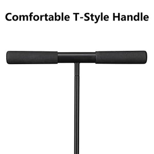 PoPoHoser Soil Probe Rod, 48inch Adjustable Ground Rod with T-Handle - Metal Soil Probe for Plumbing Tool, Locating Septic Tank, Landscaping Garden Tool