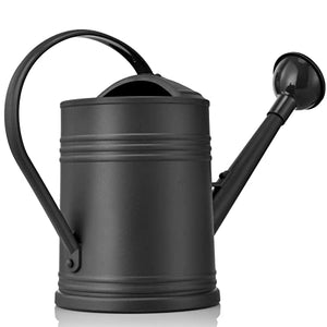 OKREK Watering Cans for House Plants, Small, Indoor/Outdoor Plants Garden Flower (1/2 Gallon, Black)