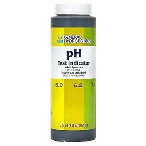 General Hydroponics pH Test Indicator 8 oz Ounces - up Down Wide Spectrum