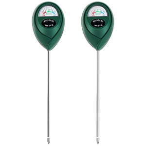 Thlevel Plant Moisture Meter, Plant Water Meter, Soil Moisture Meter for House Plants for Garden, Lawn, Farm, Indoor & Outdoor Use, No Batteries Required (2 Packs Green)