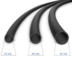 GUKOK Non-Expanding Garden Hose, Lightweight, Ultra Flexible, Durable, Kink-Free Garden Hose, RV, Marine and Camper Hose, 50-Feet x 5/8-Inch
