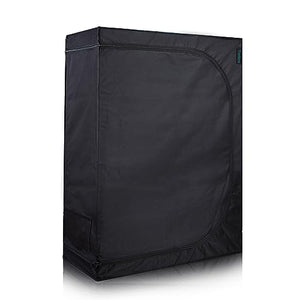 TopoGrow Hydroponics 48"X24"X72" Indoor Grow Tent Diamond Reflective Mylar 4'X2' Grow Tents House Dark Room with Floor Tray Indoor Gardening for Indoor Plant Tent Growing System
