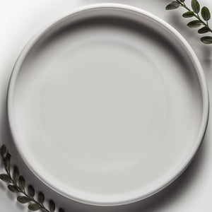 Willowy Matte White Ceramic Pot Saucer - Drainage Tray for 12, 13, 14, 15 Inch Planters + More Sizes