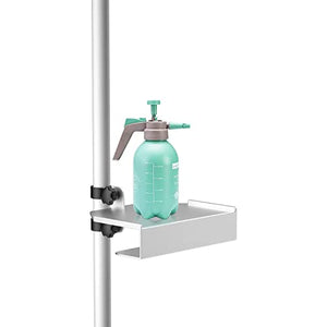 LAYOND 2Packs Grow Tent Corner Shelf, Metal Heavy-Duty Grow Tent Pole Mount Shelf, Fit All Grow Tent Pole Sizes (Including 16mm 19mm and 22mm), Sturdy Grow Tent Accessories