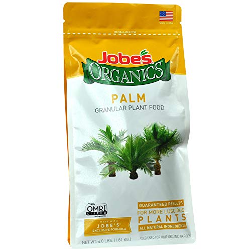Jobe’s Organics 09126 Palm Tree Granular Plant Food, 4 lb