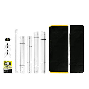 VTH 24"x24"x48" Hydroponic Mylar Water-Resister Grow Tent Reflective Garden Growing Dark Room with Observation Window, Removable Floor Tray and Tool Bag for Indoor Plant Growing 5x5 3.3x3.3 4x2 2x2