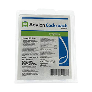 Syngenta 383920 Advion Cockroach Gel Bait 4 X 30 Gram Tubes Roach Control