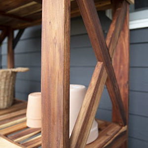 Backyard Discovery Farmhouse Acacia Potting Bench