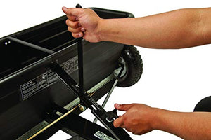 Agri-Fab Polypropylene 45-0288 175-Pound Max Tow Behind Drop Spreader, Black 42 Inch