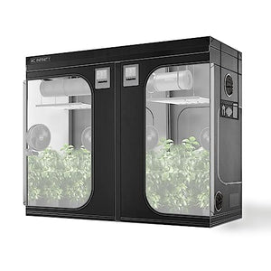 AC Infinity CLOUDLAB 894 Advance Grow Tent, 96”x48”x80” Thickest 1 in. Poles, Highest Density 2000D Diamond Mylar Canvas, 8x4 for Hydroponics Indoor Growing