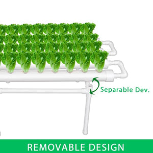 Ryan Hydroponic Grow Kit 1 Layers 36 Holes Plant Sites,Hydroponic Planting Equipment, Hydroponics Growing System, Vegetable Tool Grow Kit Includes Water Tube, Timer