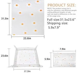 Azureblue Repotting Mat for Indoor Plants Waterproof Clear Potting Mat Foldable Plant Potting Repotting Tray Portable Gardening Tray to Control Mess for Indoor House Plants Succulents 31.5 x 23.6