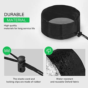 VIVOSUN 2-Pcs. Grow Tent Vent Cover, 4"/6"/8" Duct Filter Vent Cover with Elastic Band and Fixed Buckle for Plant Grow Tent Vent