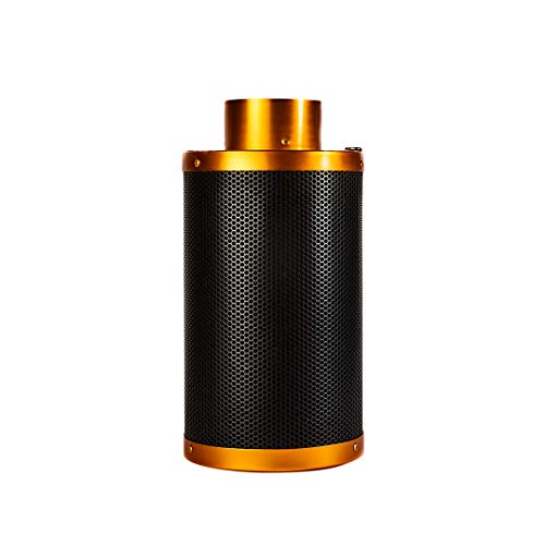 Gorilla Carbon Filter - Strongest, Longest Lasting Charcoal, for Inline Duct Fan, Odor Control, Hydroponics, Grow Tents and Rooms - 4-Inch