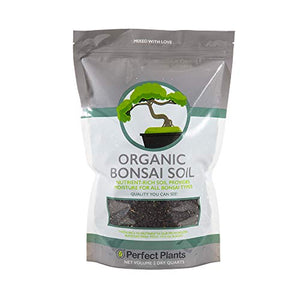 Bonsai Soil by Perfect Plants - 2qts. | Premium All-Purpose Mix Bonsai Tree Varieties
