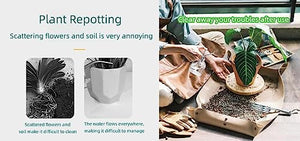 Oraony Potting Tray with Tools Repotting Mat for Indoor Plants, Foldable & Waterproof Plant Potting Mat Portable Gardening Mat Soil Mat Mess Control Mat for Bonsai Tool Unique Gifts for Plant Lovers