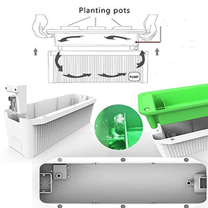 Smart Hydroponic Growing System,7L Indoor Hydroponic Garden Kit with LED Grow Light for Herb,Zucchini,Tomato,Pepper,Unique Gifts for Beginner,Wife,Husband,Dad (60" Trellis Without LED)