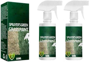 2PCS 2023 New Upgraded Green Grass Lawn Spray,Lawn Paint Lawn Colorant,Natural Green Spray Paints for Lawn and Lawn Paints - Eco-Friendly, Pet Friendly, Quick Drying Green Grass Paints