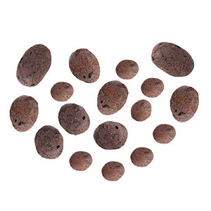 Clay Pebbles, Natural Organic Clay Pebbles, Hydroponic Clay Pebbles, Growing Media Anion Clay Rocks for Hydroponic System, Drainage, Decoration, Aquaponics