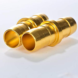 Sanpaint 2 Pack Garden Hose Connector Repair Mender Kit with Stainless Clamp,Fits 3/4"-5/8" Water Hose Repair Fitting
