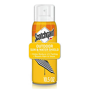 Scotchgard Outdoor Water & Sun Shield Fabric Spray, Water Repellent Spray for Spring and Summer Outdoor Gear and Patio Furniture, Fabric Spray for Outdoor Items, 10.5 Oz, 4 Count