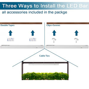 Barrina T5 Grow Lights for Indoor Plants Full Spectrum, 2ft 40W (4 x 10W, 250W Equivalent), LED Grow Light Bulbs, Plant Lights for Indoor Plants, Greenhouse, Plug and Play, Yellow, 4-Pack