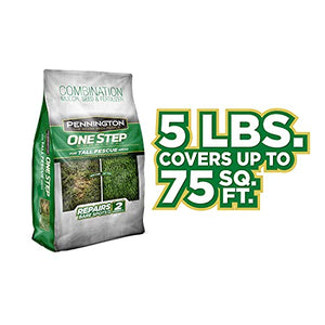 Pennington One Step Complete Tall Fescue 5lb. Grass Seed + Mulch + Fertilizer for Patch Repair