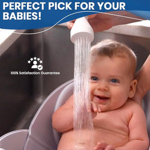 Rinseroo Tub Faucet Hose and Sprayer, Slip-On Bathtub Shower Attachment. 5 Foot Hose Fits Spouts up to 3” Wide for Washing Hair, Baby, & Dogs. Pet Hose Sprayer for Bathroom Tub Faucet
