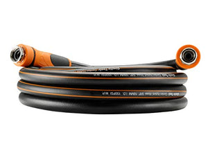 Giraffe Tools Garden Hose 25ft x 5/8", Water Hose Heavy Duty, Flexible, Lightweight Hybrid Hose with Swivel Grip Handle, Male to Female Fittings