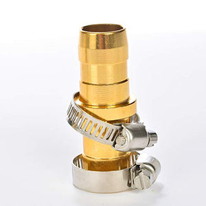 Sanpaint 2 Pack Garden Hose Connector Repair Mender Kit with Stainless Clamp,Fits 3/4"-5/8" Water Hose Repair Fitting