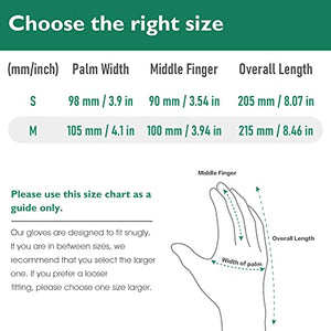 COOLJOB Small Gardening Gloves for Women, Thorn Proof Garden Gloves for Ladies, Rose Pruning Puncture Proof Working Gloves, Non-slip for Heavy Duty Work, One Pair S, Purple