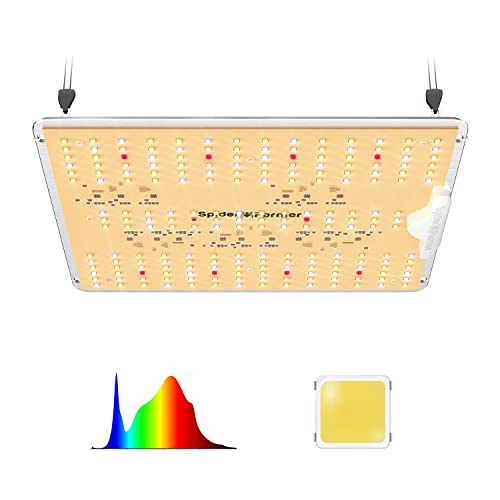 2023 Newest Spider Farmer SF1000D LED Grow Light with Samsung LM301B Diodes Deeper Penetration & IR Lights Full Spectrum Growing Lamps for Indoor Plants Seedlings Vegetables Flowers 3x3/2x2 Grow Tent