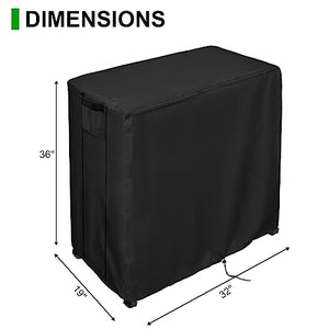 Guisong Potting Bench Cover, Waterproof Cover for Mederla Outdoor Storage Cabinet, Protective Cover for Garden Cabinet/Wood Workstation/Potting Bench Table with Storage Cabinet