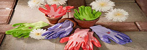 6 Pairs Women Gardening Gloves with Micro-Foam Coating - Garden Gloves Texture Grip - Working Gloves For Weeding, Digging, Raking and Pruning, Medium, Assorted color