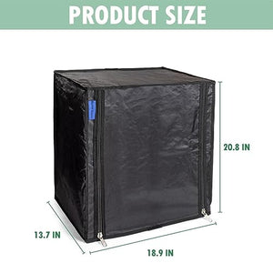 POTLAB Small Grow Tent for AeroGarden Indoor Garden, Mini Grow Tent for Hydroponics Growing System,Protection Enclosure for Indoor herb Garden :18.9"x13.8"x21.7"