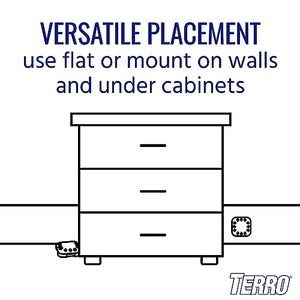 TERRO T500 Indoor Multi-Surface Roach Killing Bait Cockroach Killer - 6 Bait Stations, Black