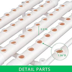 Ryan Hydroponic Grow Kit 1 Layers 36 Holes Plant Sites,Hydroponic Planting Equipment, Hydroponics Growing System, Vegetable Tool Grow Kit Includes Water Tube, Timer