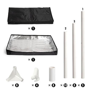 POTLAB Small Grow Tent for AeroGarden Indoor Garden, Mini Grow Tent for Hydroponics Growing System,Protection Enclosure for Indoor herb Garden :18.9"x13.8"x21.7"