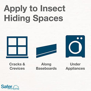 Safer Home SH51703 OMRI Listed Diatomaceous Earth - Ant, Roach, Bedbug, Flea, Silverfish, Earwig, & Crawling Insect Killer