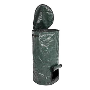 Alipher Environmental Compost Bag Homemade Waste Disposal Bag Garden Waste Bin Reusable Garden Compost Bins Kitchen Organic Ferment Compost Bag for Kitchen Yard Garden (34Gallon)