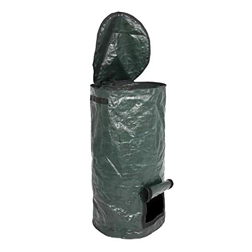 Alipher Environmental Compost Bag Homemade Waste Disposal Bag Garden Waste Bin Reusable Garden Compost Bins Kitchen Organic Ferment Compost Bag for Kitchen Yard Garden (34Gallon)