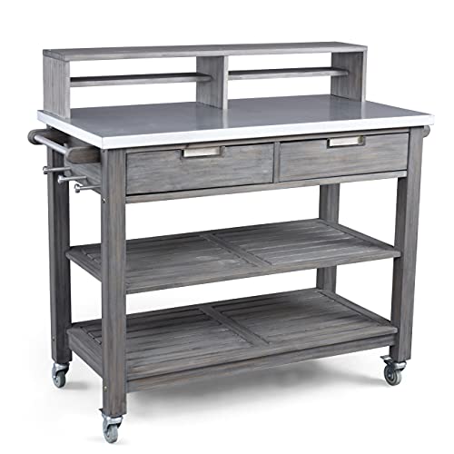 Homestyles 5664-91 Maho Potting Bench, Grey