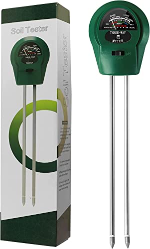 Soil Moisture Tester,3-in-1 Soil Hygrometer Sensor, Plant Water Meter,PH Soil Moisture Meter is Suitable for Garden,Indoor,and Outdoor Lawn Care(No Battery Needed)