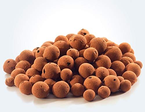 XL Expanded Clay Pebbles Grow Media for Orchids, NFT DWC Hydroponics, Aquaponics, Aquaculture LECA Plant Garden Soil Conditioner Amendment Ceramsite Aggregate (2 LB Cz Expanded Clay Pellets)